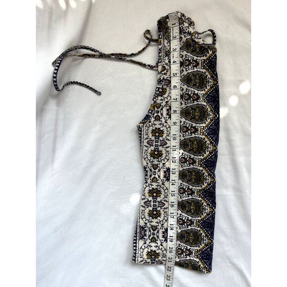 Intimately Free People Paisley Cotton Tank Top Sze XS Boho Keyhole Back Bohemian - Picture 10 of 10